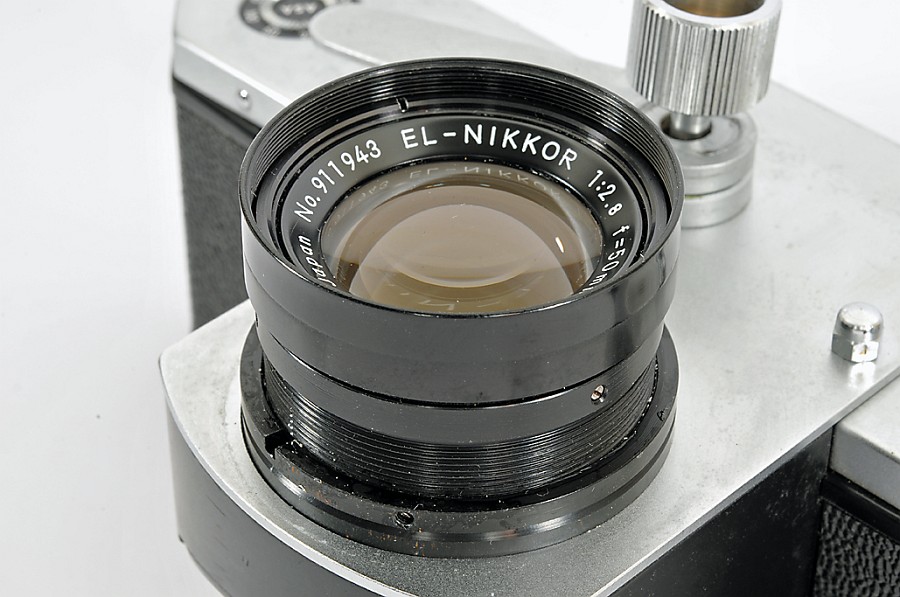 Objectif D'agrandisseur Nikon EL Nikkor 1:2.8 50 Mm - Noir, Pour Chambre Noire 24x36