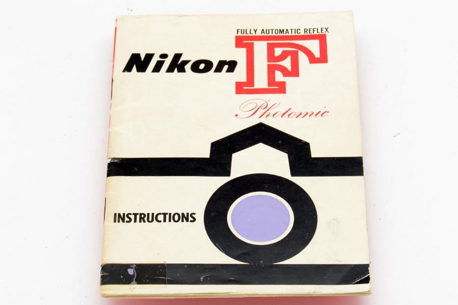 First Edition Nikon F Photomic Instruction Manual 1962